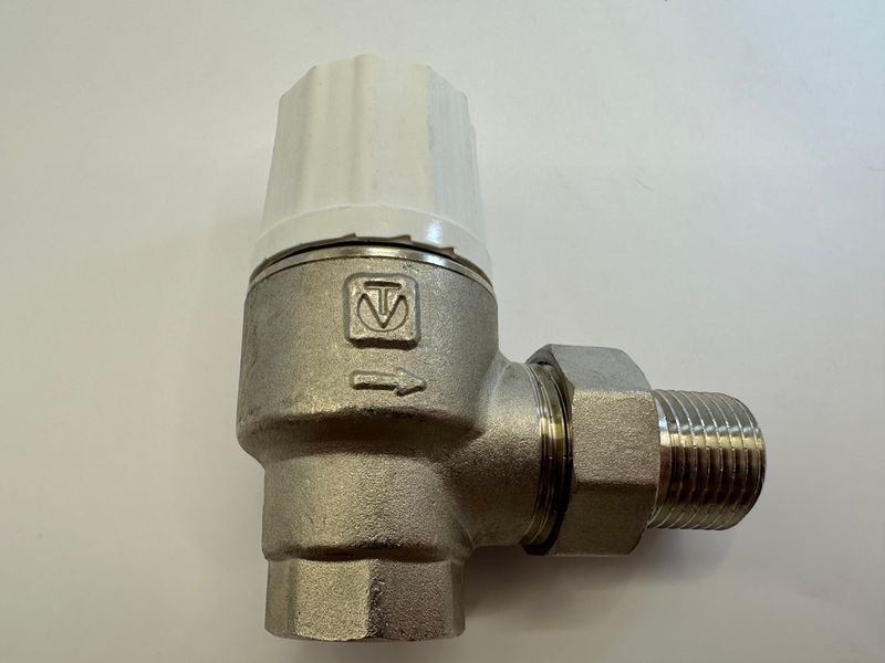 VT.033.N.05 Клапан термостатичний VALTEC, збільшеного проходу, кутовий, 3/4"